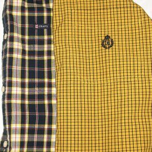 Chaps Easy Care Mens LS Shirts LOT of 2 Size LARGE EUC